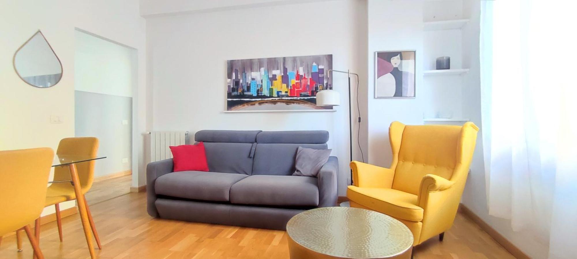 Giovenale 60 Metro C Luminoso Bilocale Fino A 4 Ospiti Apartamento *