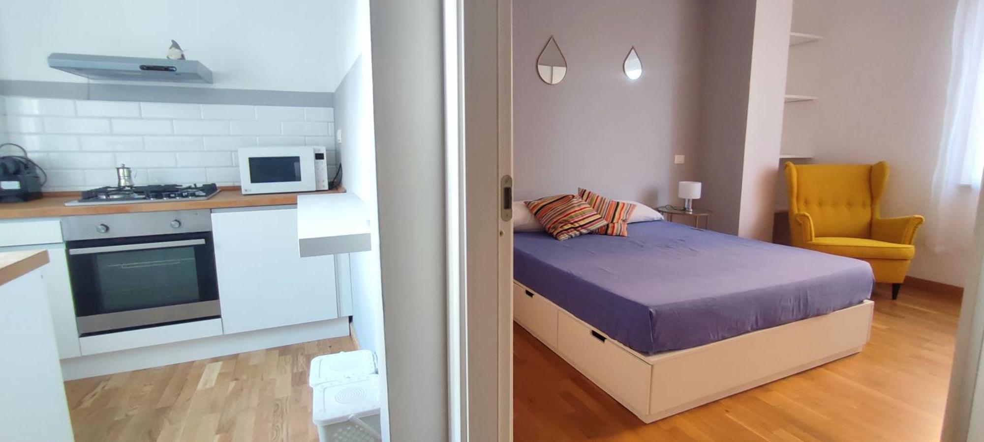 Apartamento Giovenale 60 Metro C Luminoso Bilocale Fino A 4 Ospiti