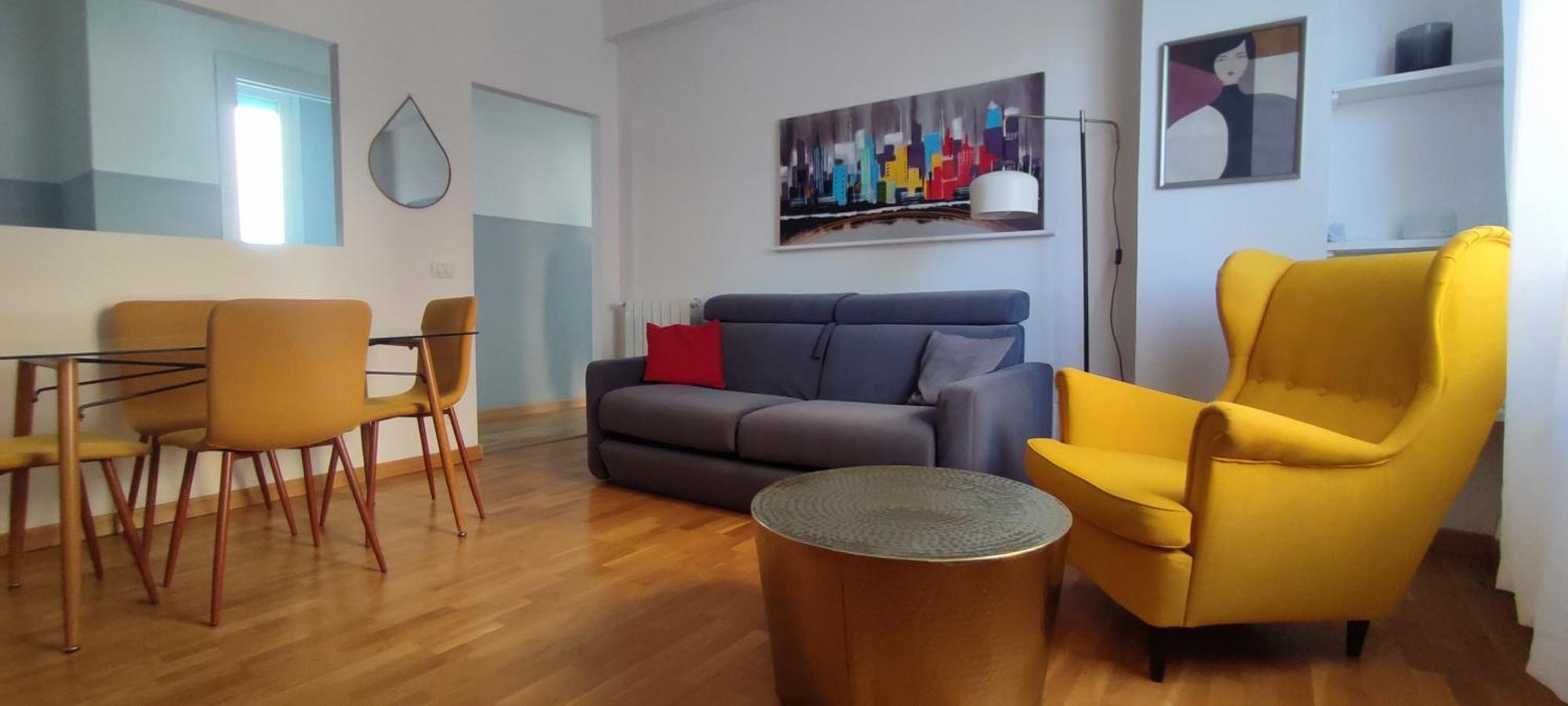 Giovenale 60 Metro C Luminoso Bilocale Fino A 4 Ospiti Apartamento *